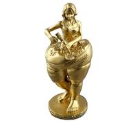 TKOWTB Statue de déesse amincissante pour perdre du poids - Figurines décoratives - Sculpture pour chambre à coucher, yoga, gym, gymnase - Ornement doré