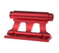 TKOWTB Support de fourche de vélo à dégagement rapide pour camion Porte-bagages à clip fixe avec axe traversant Rouge