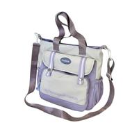 TKQBDBG Sac BandoulièRe Femme Crossbody De Bloc Couleur Grande Capacité, À Épaule Multi-Poche pour Les Sorties Quotidiennes D'étude D'étudiant