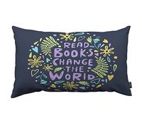 TKS MITLAN Housse de coussin avec citation motivante - 30,5 x 50,8 cm - Motifs de mots et de feuilles - Décoration de maison