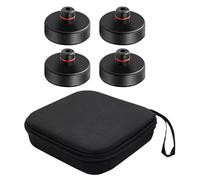 TKSE 4Pcs Tampon Cric Compatibles avec Tesla Model S/X/3/Y, Lot de Caoutchouc pour Cric avec Boîte de Rangement Adaptateur Solide en Caoutchouc pour Modèle S/3/Y/X