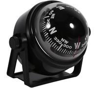 TKSE Boussole de Navigation Numérique, Montage sur Support Marin Multi-usages pour Voyager à l'Extérieur, Exploration, Bateau, Caravane, Camion (Le Noir)