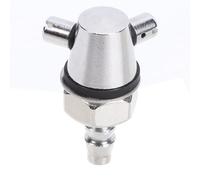 TKSE Buse de lave-glace avant WSB129 M8 filetage Twin Jets buse de lave-glace de voiture de remplacement pour Austin Morris Mini MG Triumph Classic Cars en laiton chromé