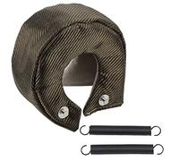 TKSE Couvercle de turbocompresseur, couvercle de chargeur de turbo de barrière de couverture de bouclier thermique de turbo de titane simple T3/GT35/GT37/GT40/GT42