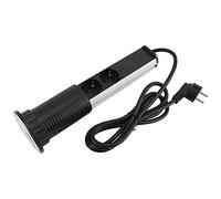 TKSE Dreifach Steckerleiste, Prise de Courant à Traction électrique pour Bureau à Domicile Prise USB Pop Up ZY