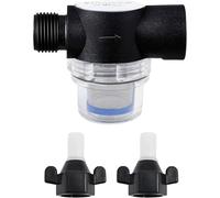 TKSE Filtre à Eau Universel, Filtre Fin Amovible en Acier Inoxydable, Compatible avec Les Pompes WFCO et Shurflo, pour Camping-Car et Pompes de Jardin
