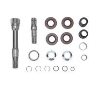 TKSE Kit d'arbre intérieur d'arbre intermédiaire d'essieu avant droit de remplacement en alliage chromé durable pour 1500 2012 2021 Solution de réparation complète avec accesso