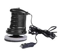 TKSE Mini Machine à cirer la voiture 12V, haute efficacité, polissage des détails, dissolvant de rayures, cire de voiture électrique portable, conception portative pour les détails (Noire)
