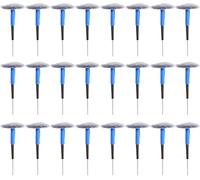 TKSE Pneu Patch Plug Kit, 24 Pcs Voiture Moto Universel Tubeless Pneu Crevaison Réparation Champignon Plug Patch Gomme(36 * 4mm)