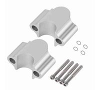 TKSE Rehausseur de Guidon de Moto, 7/8 `` 22 Mm Universel En Alliage D'aluminium Rehausseur de Guidon de Moto Adaptateur de Montage de Pince Montante Pour Guidon De Moto(Galvanoplastie)