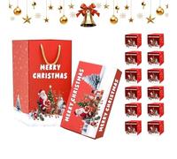 Tktouci Boîte Explosive Cadeau de Noël | Boîte à Argent Pliante pour Cadeaux de Noël - Coffret Réutilisable pour Enveloppes Rouges Cadeaux Mariage Remise de Diplôme pour Adultes et