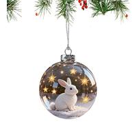 Tktouci Boules Décoratives De Noël pour Sapin - Boule Animale 3D Ornement Festif - Ornement Pendant Décoratif De Saison | pour Mur Bureau Couronne Cheminée Jardin Escalier Porte d'Entrée Rebord de