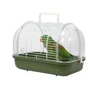 Tktouci Cage de Voyage pour Oiseaux | Transporteur De Voyage Transparent pour Oiseaux - Petite Cage pour Perruche - pour Perruches Conures et Canaris Amoureuses et Pinson Salon Balcon Interieur
