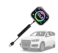 Tktouci Émetteur FM pour Voiture | Lecteur MP3 Multi Modes | Transmetteur Radio Intelligent pour Ventilation avec Éclairage Ambiance pour Trajets Quotidiens Et Voyages