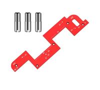 Tktouci Gabarit Pour Poignées De Meuble - Multifonctionnel Épais - Modèles De Positionnement Pour Rainures | Pour Installation Meubles Armoire Maison Cuisine Menuiserie Atelier Charpente Réparation