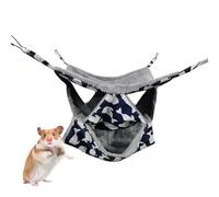 Tktouci Hamac pour Furet pour Cage | Nid Doux Et Chaud Lavable avec Crochets - Lit Doux Chinchilla Accessoires Furet | pour Écureuil Perruche Gerbille Sugar Glider Animaux Sommeil Jeu Hiver Maison