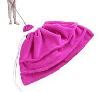Tktouci Housse de balai réutilisable pour balayage, multi-usages, lavable en microfibre pour sols en bois dur, carrelage, cuisine, salle de bain, salon