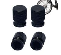 Tktouci Lot de 4 bouchons de valve de pneu, tendance, anti-poussière, anti-rouille, pour voitures, camions, vélos, motos