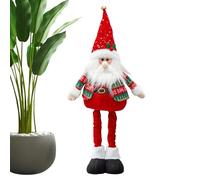Tktouci Lutins de Noël,Figurine de Père Noël Décor de Bureau Jouets en Peluche | Décoration de Maison Pouée de pour Intérieur Extérieur Étagère | Jardin Extérieur Fête Domicile
