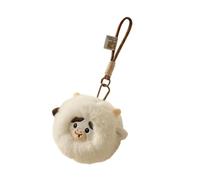 Tktouci Peluche Porte-Clés - Décoration Souple à Collectionner,Pendentif Porte-Clés Animal,pour École, Voyage, Trajet Quotidien, Femmes, Filles, Étudiantes, Ados, Compagne