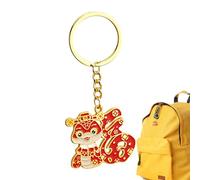 Tktouci Pendentif Année du Serpent, Porte-clés à breloques serpent - Pendentif porte-clés de charme de serpent chinois | Ornement de Souvenir de bénédiction de l'année, porte-clés chinois