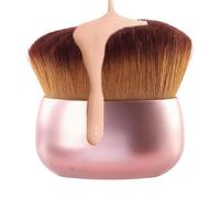 Tktouci Pinceau pour Corps Étincelant - Applicateur À Tête Large Extra Grand Avec Poils Souples Et Denses Pour Bronzage - Pinceau Autobronzant Pour Le Maquillage Du Corps Et Le De Teint | Pour Cou