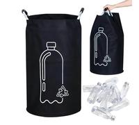 Tktouci Poubelle De Tri Sélectif Pour La Cuisine | Conteneur Pliable Pour Bouteilles De 82 Litres | Poubelle De Recyclage Avec Poignées,Pour Bureau Chambre Buanderie Armoire Extérieur