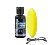 Tktouci Rénovateur De Rayures pour Lunettes - Liquide À Action Rapide Et Effet | Réparateur De Rayures pour Verres avec Une Éponge,pour Écran Téléphone Montre Lunettes De Soleil Appareil Photo Miroir