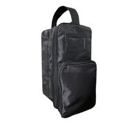Tktouci Sac à Chaussures de Golf - Sac de Golf étanche à Fermeture éclair - Sac de Rangement Portable avec Poche pour Le Sport, Noir, Refer to Description, Unisexe