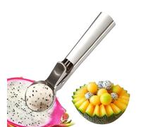 Tktouci Scoop À Glace - Acier Inoxydable Ergonomique Anti-Dérapant | Cuillère À Portions | Pour Dessert Buffet Fête Cuisine Maison Pâte Fruit Popcorn Pastèque