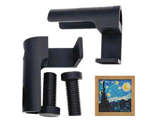 Tktouci Support Rouleau pour Peinture Strass - Pince Fixation Toile Portable Peinture Diamant,Accessoire Léger de Maintien pour Jeunes Familles Adultes Amis