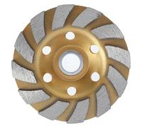 TKUONE Disque de meulage diamanté de 5 pouces, meule abrasive résistante à l'usure, disque de ponçage diamanté durable for meuleuse d'angle for béton