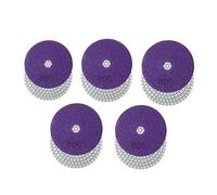TKUONE Disques de polissage diamantés 3/4/5/6/7 pouces, disque abrasif sec/humide for perceuse, ponçage, granit, marbre, quartz, carrelage, verre