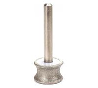 TKUONE Meule abrasive diamantée concave for verre, forets ronds de 2 à 12 mm for bracelet, bague, jade, sculpture et polissage