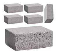 Tkxjry 6 Pièces Pierre de Nettoyage pour Barbecue, 10x7x3.5cm Barbecue Nettoyage des Blocs, Grill Nettoyage Pierre, pour Nettoyer Barbecue Grills Griddles Four Carreaux, pour Cuisines,Salles de Bains