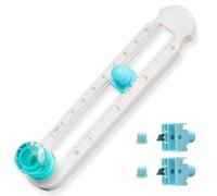 Tkxjry Coupe-cercle pour papier, papier plastique, découpe circulaire réglable, diamètre 2 à 20 cm, cercle rotatif réglable, avec échelle claire, découpe précise pour fabrication à la main