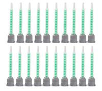 Tkxjry Lot de 20 mélangeurs statiques, buse de mélange de colle époxy, buse de mélange statique, buse de mélangeur statique, buse de mélange époxy, pour colle plastique à deux composants, pistolet à