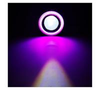 Tkxvcejv Antibrouillard Auto Voiture 1 Ensemble 3.5 .0 2. Pouces COB Angel Eyes Antibrouillard Led Phare De Lampe DRL Universel Feux Jour 89mm 76mm 64mm(Pink Ring,3.0inch (76mm))