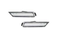 Tkxvcejv Feu De Pare-chocs Pour Chevy Pour Camaro 2010-2015 Feux Garde-boue Avant Arrière À LED Jaunes Et Rouges Feux Gabarit Latéraux À LED Fumés Feux Réflecteur Pare-Chocs(A 2X Front Amber)