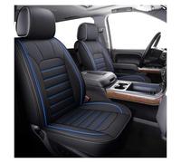 Tkxvcejv Housse Protection Siege Auto pour Chevrolet pour Silverado 1500 pour GMC pour Sierra 2007-2023 Kits De Siège Housse Ensemble Complet Cuir Imperméable Durable(Color 3)