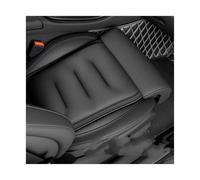Tkxvcejv Housse Siege Extension Support Jambe Mousse Mémoire Forme Coussin Siège Voiture Universel Tapis Rembourrage Épais Daim Auto Conducteur(Noir)