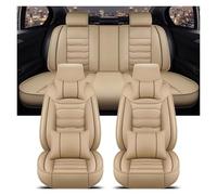 Tkxvcejv Housse Siege pour MG pour ZS pour EV pour GT pour EHS pour RX5 pour MG4 pour Mulan pour MG5 pour Marvel R pour MG6 Housse Siège Voiture(Beige 5 Seat N)