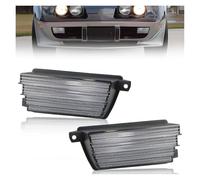 Tkxvcejv Phare Avant pour Chevrolet pour Corvette C3 1975-1979 Pare-Chocs Avant Feu Stationnement Clignotant DRL Couvercle Lumière sans Ampoule Feux Avants Auto(Clear Lens)