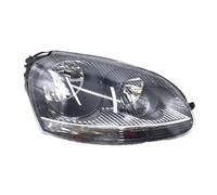 Tkxvcejv Phare Avant pour VW pour Golf 5 MK5 pour GTI pour Jetta 2005-2009 Ensemble De Lentilles De Phares Halogènes Avant Voiture 1K6941040B Feux Avants Auto(6 Lines Right Black)