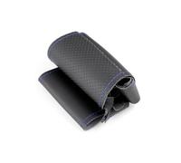 Tkxvcejv pour Chevrolet pour Captiva 2007-2014 pour Silverado pour Sierra 2007-2013 Couverture Volant Intérieur Voiture Couvre Volant Voiture(Black-Blue Line)