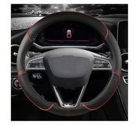 Tkxvcejv pour Seat pour Tarraco pour Arona pour Ateca pour Ibiza pour Toledo pour MII pour Leon pour Arosa pour Exeo St FR Housse Volant Couvre Volant Voiture(D Shape Blue)