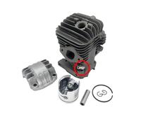 TKYTFRGF Accessoires 34 mm Cylindre Piston Pin Ring Kit G2500 pour Zenoah G2500 2500 25cc Top Saw A305 SPR255 CJ300 / avec buse à pression négative (avec buse)