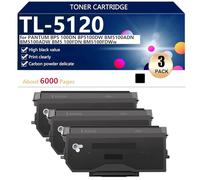 TL-5120 Cartouches de Toner Compatibles pour PANTUM BP5 100DN BP5100DW BM5100ADN BM5100ADW BM5 100FDN BM5100FDWW Imprimantes, Haute Capacité 6000 Pages,Black-3 Pack