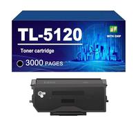 TL 5120 TL-5120 Cartouche De Toner Compatible pour PANTUM BP5100DN BP5100DW BM5100ADN BM5100ADW BM5100FDN BM5100FDW, Haut Rendement 3000 Pages,TL5120-1 Pack