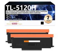 TL-5120H Cartouches de Toner de Remplacement pour Pantum BP5100DN BP5100DW BM5100ADN BM5100ADW BM5100FDN BM5100FDW Imprimante [Volume d'impression Élevé],Black-2 Pack
